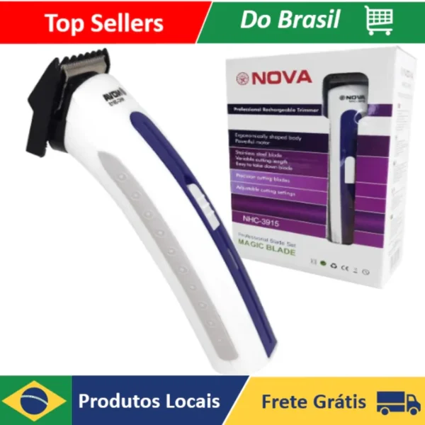 Máquininha De Cortar Cabelo e/ou Barbeador Portátil