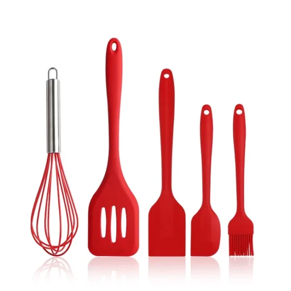 Kit 5 Utensílios de Silicone para Cozinha - Image 5